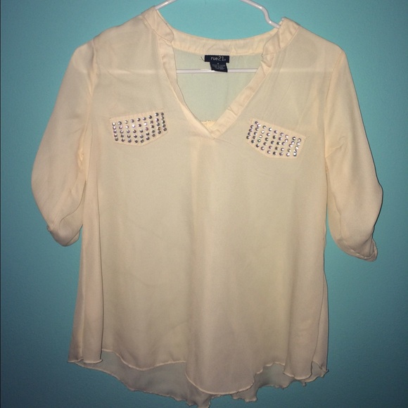Rue21 Cream Top