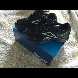 Black reebok sneakers