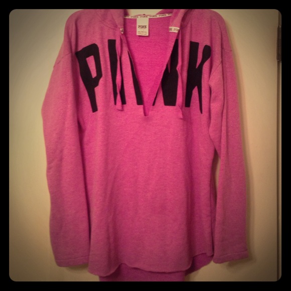 Pink Hooded Swearshirt