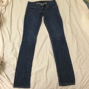 Levi's 524 too super low jeans size 0 reg
