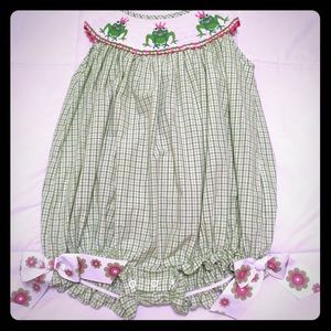 Smocked outfit, 12 months