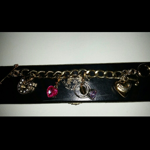 Gold Juicy Couture Charm Bracelet