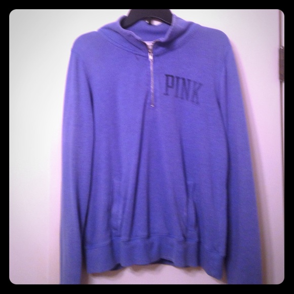 Pink zip up sweatshirt