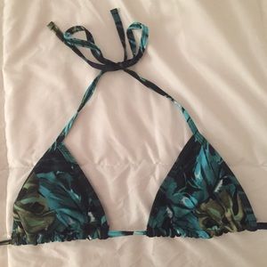 Nylon Tricot Triangle Bikini Top