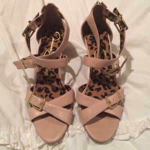 Jessica Simpson Nude Strappy sandal heels
