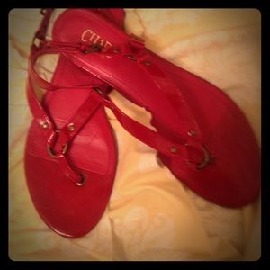 Red Sandals