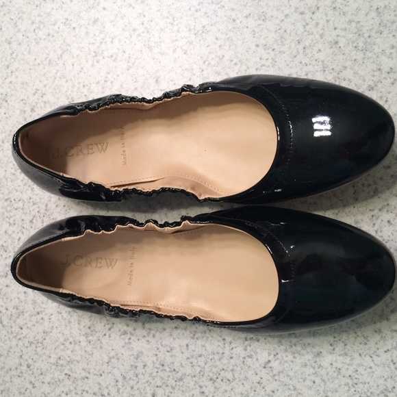 J. Crew Emma Patent Leather Ballet Flats