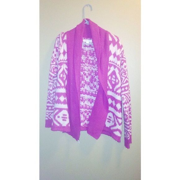 Tribal print cardigan