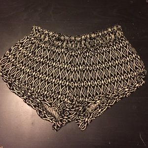 Black & white shorts