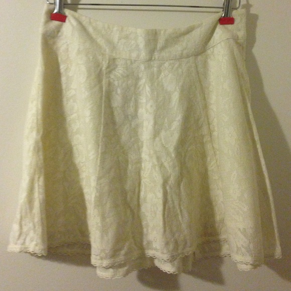 Urban outfitters lace skater skirt