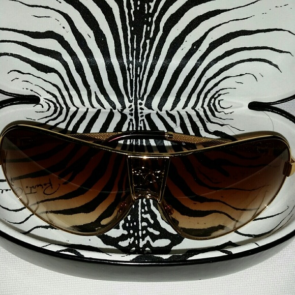 AUTHENTIC Roberto Cavalli Gold Aviator Shades