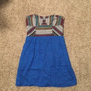 Urban outfitters strapless dress