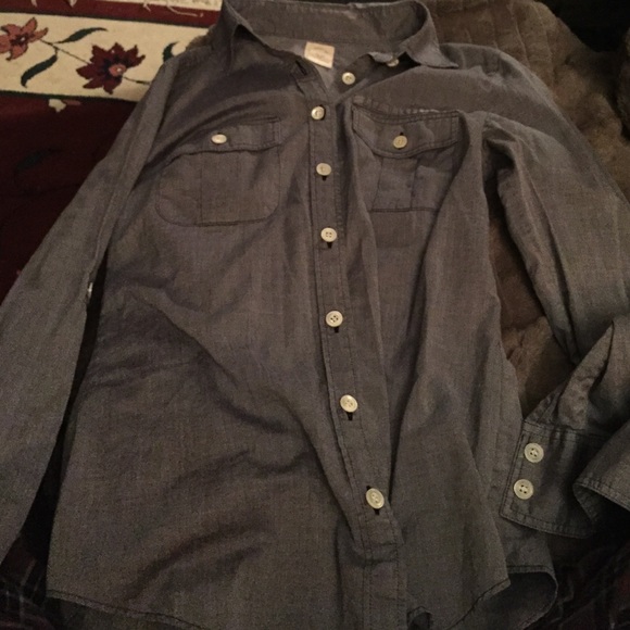 J. Crew the perfect shirt, light blue size 2.