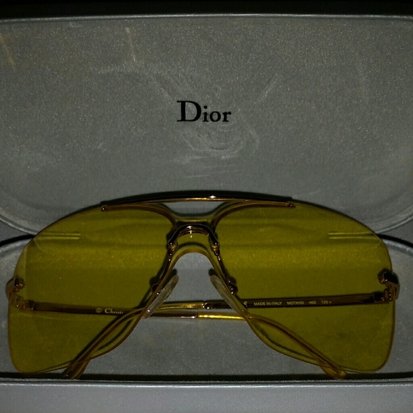Authentic Christian Dior Gold Shades
