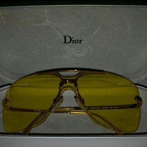 Authentic Christian Dior Gold Shades