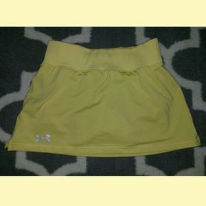 Under Amour Heat Gear Athletic Skort Yellow XS