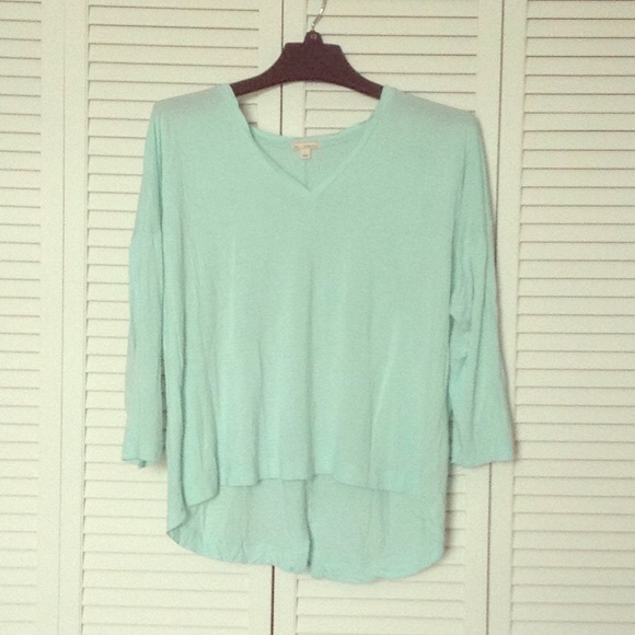 Mint green Gap shirt
