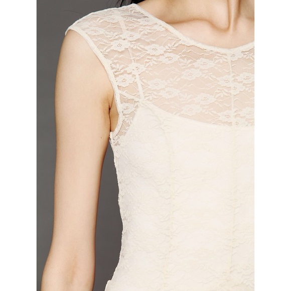 Free People French Courtship Slip in Tea. - Picture 3 of 4