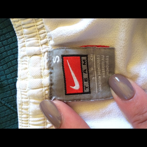 Nike white shorts