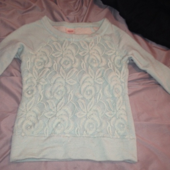 Mint colored long sleeve - Picture 1 of 4
