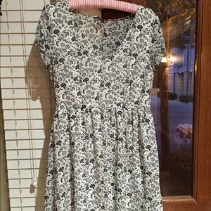 Black and white dress