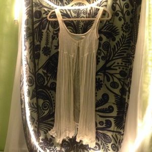 Sheer long vest