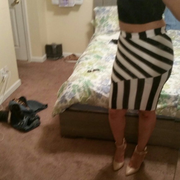 Stripe skirt