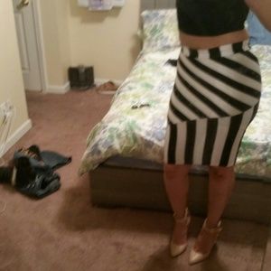 Stripe skirt