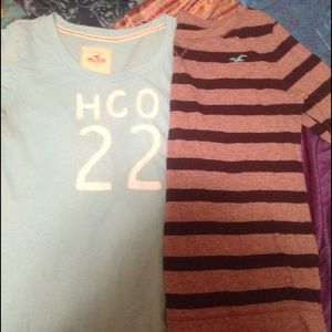 Two Hollister shirts
