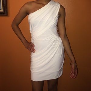 White Toga Dress