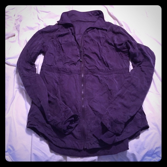 Purple Lululemon Zip Up Jacket