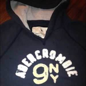 Navy Abercrombie and Fitch Hoodie