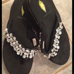 VOLATILE ROCK CANDY BLACK WEDGES