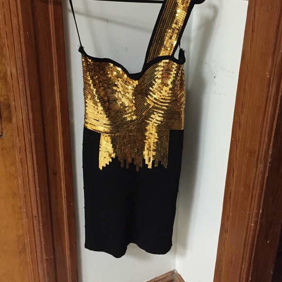 One strap BeBe dress