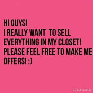 MAKE ME OFFERS! :)