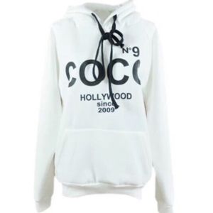 White hoodie