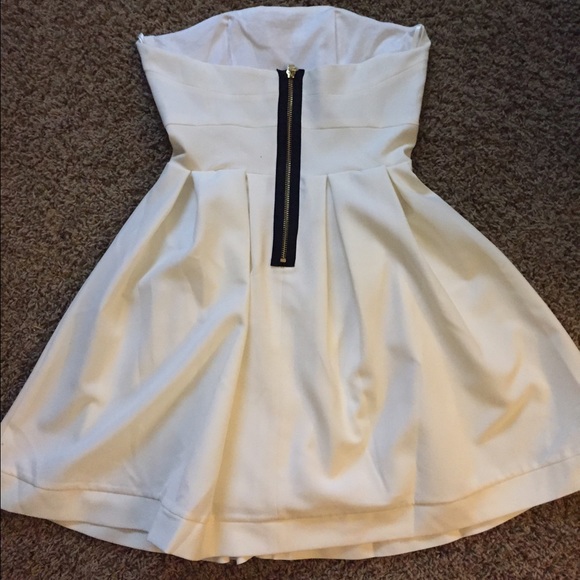 FORMAL WHITE MINI DRESS | PROM - Picture 2 of 2