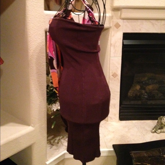 🎉Host Pick🎉Bebe draped sleeve dress - Picture 4 of 4