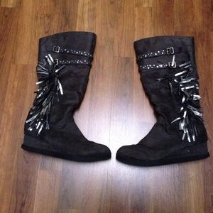 Frayed Justice boots