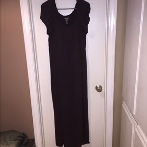 Dark Chocolate brown maxi dress
