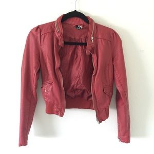 H&M leather jacket (not real leather)
