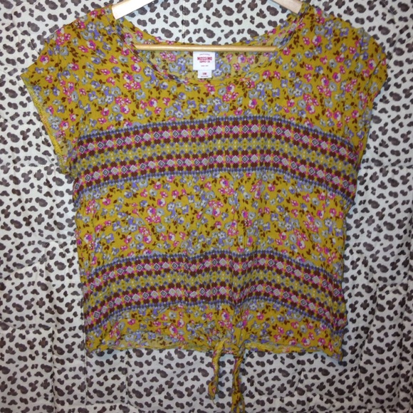 Flower pattern crop top - Picture 1 of 4