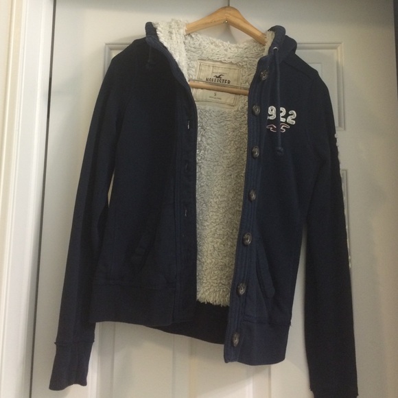 Hollister navy jacket - Picture 2 of 4