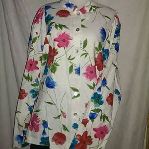 2XL floral jacket