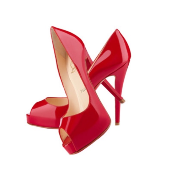 Christian Louboutin Very Prive Peep Toe Pump