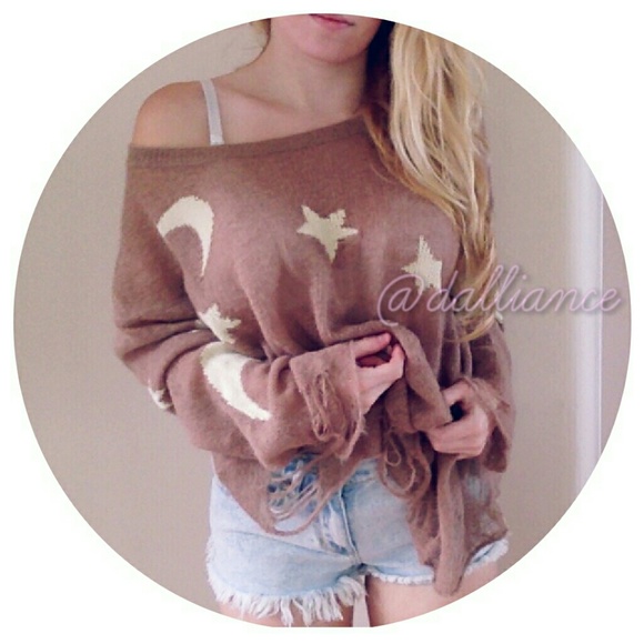 SOLD Wildfox Night Owl White Label Lennon Sweater - Picture 4 of 4