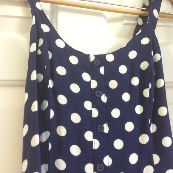 Polka dot blue dress - Picture 2 of 2