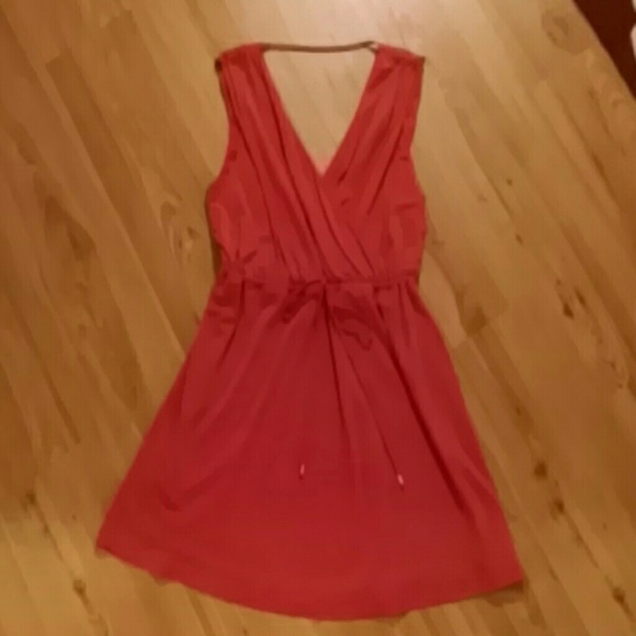 Orange mini dress
