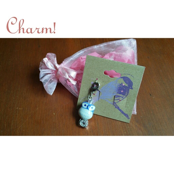 Owl Bling Charm