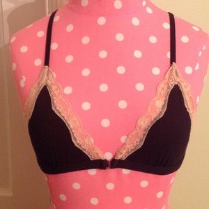 Aerie Black Lightly Lined Racerback Bralette
